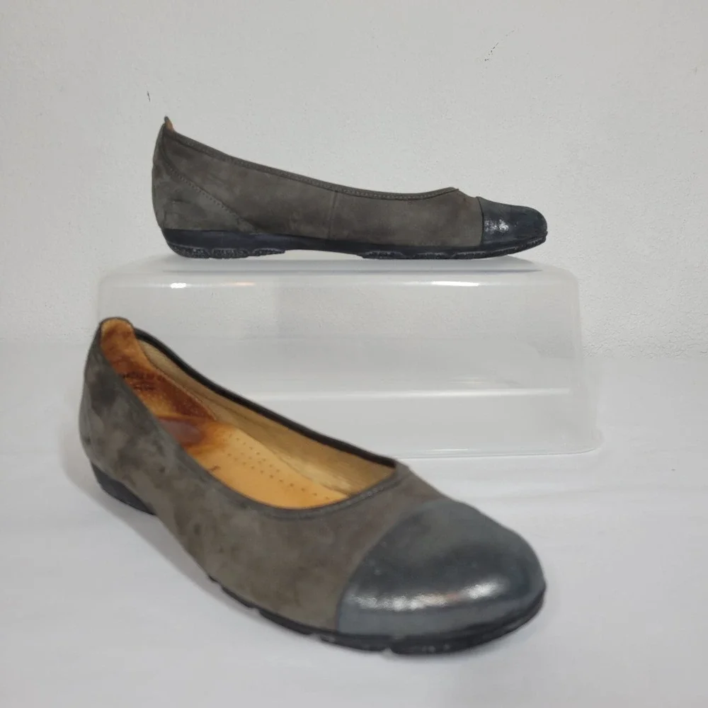 Gabor gray metallic